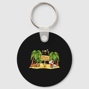 Llavero Navidades Palm Tree Xmas Tropical Coconut Luces P