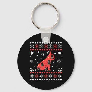 Llavero Navidades Patrón de perro Propietario de Bulldog f