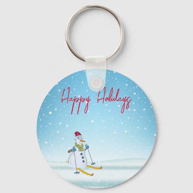 Llavero Navidades perfectos Snowman (Anverso)
