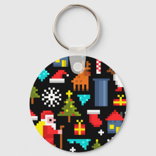 Llavero Navidades Pixel