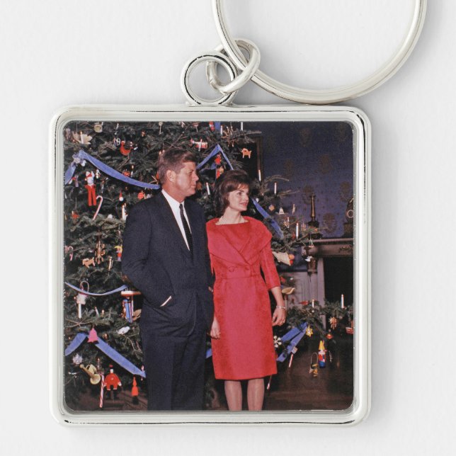 Llavero Navidades Presidente John & Jacqueline Kennedy (Frente)