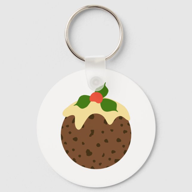 Llavero Navidades pudding (Anverso)