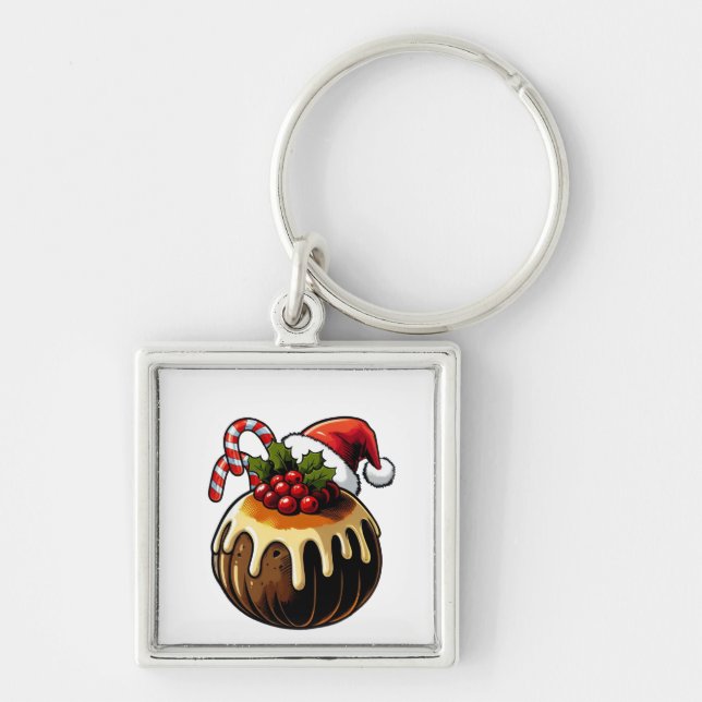 Llavero Navidades Pudding Keychain (Frente)