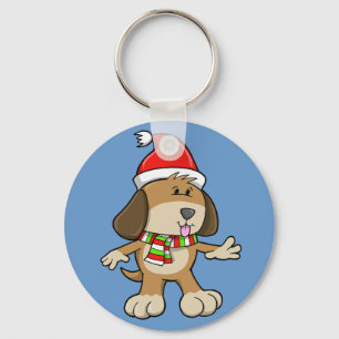 Llavero Navidades Puppy "Simon" Button Keychain