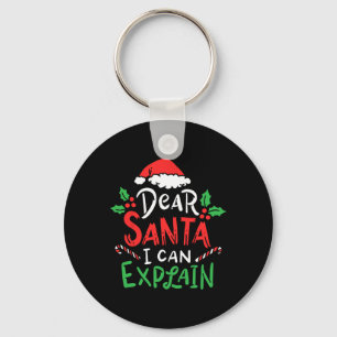 Llavero Navidades Querido Santa I, puedo explicar la diver