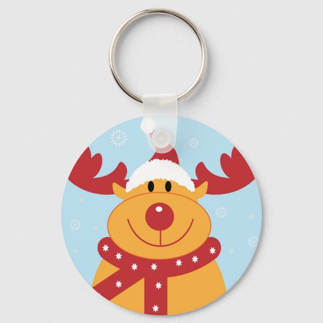 Llavero Navidades renos (Anverso)