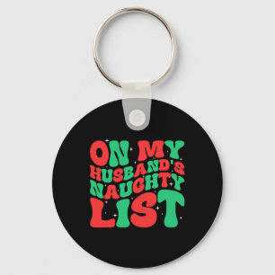 Llavero Navidades retro en la lista traviesa de mis esposo