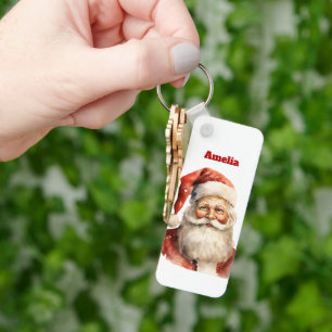 Llavero Navidades Retro Santa Claus