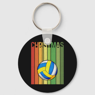Llavero Navidades Retro Voleibol Jugador Cuesta Agrupación