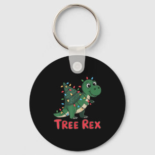Llavero Navidades Rex de los Árboles de Dinosaurios Hombre