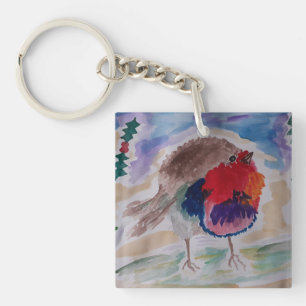 Llavero Navidades Robin Acrylic