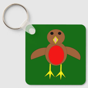 Llavero Navidades Robin Personalizado