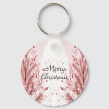 Navidades rojos Pine Tree Snow Decoración Hermosa