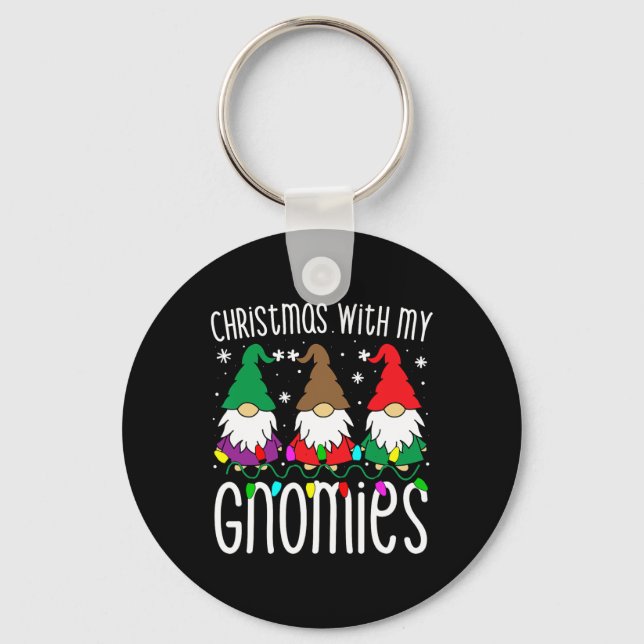Llavero Navidades S Para La Familia Cute Gnome Regalos Xma (Anverso)