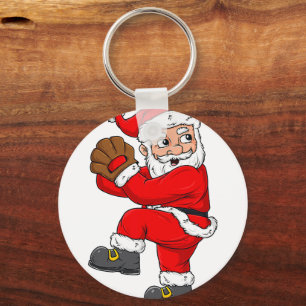 Llavero Navidades Santa Claus Chicas de beisbol Catcher Bo