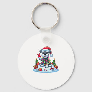 Llavero Navidades Schnauzer de la Ministra de la Paz Ilumi