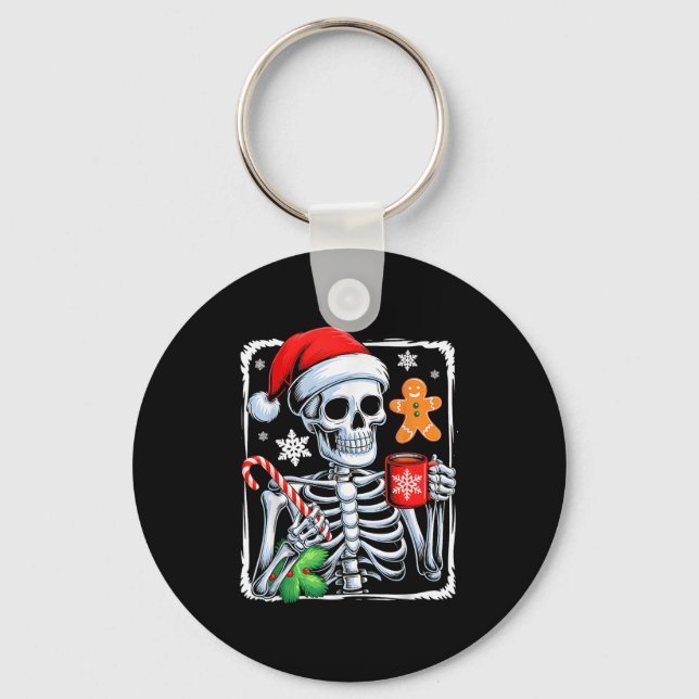 Llavero Navidades Skeleton Chocolate caliente Noches diver (Anverso)