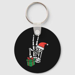 Llavero Navidades Skeleton Hand Peace Pocket Xmas Hombres 