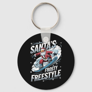 Llavero Navidades Snowboard Santa Sns de snowboard