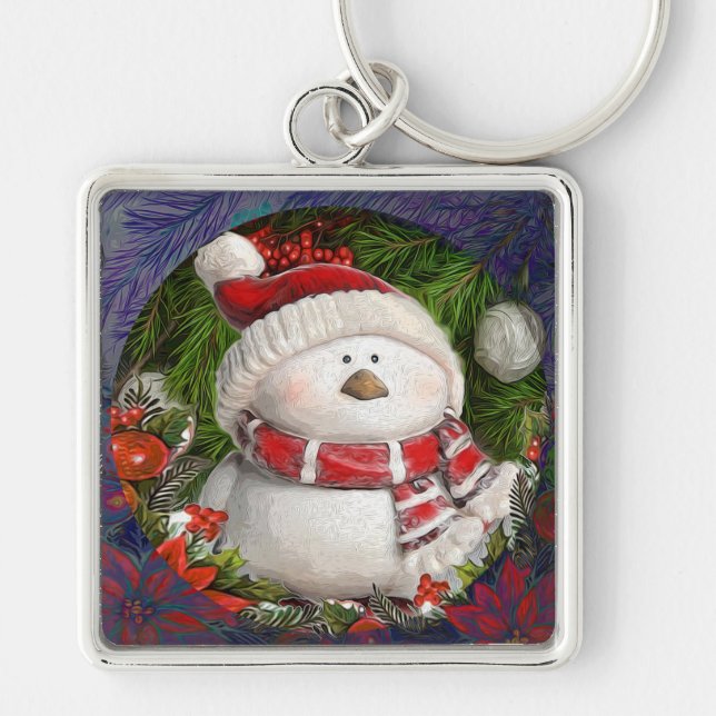 Llavero Navidades Snowman (Frente)