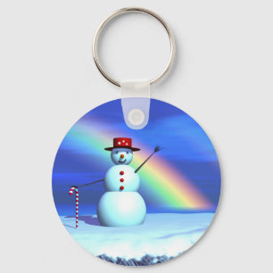 Llavero Navidades Snowman 3D