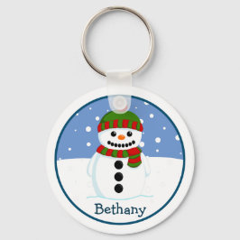 Llavero Navidades Snowman personalizado