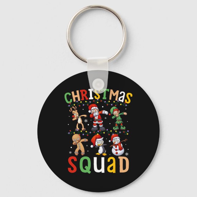 Llavero Navidades Squad Santa Dabbing Elf (Anverso)