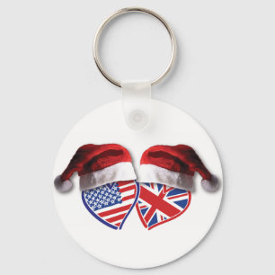 Llavero Navidades UK Estados Unidos Patriotismo Heats