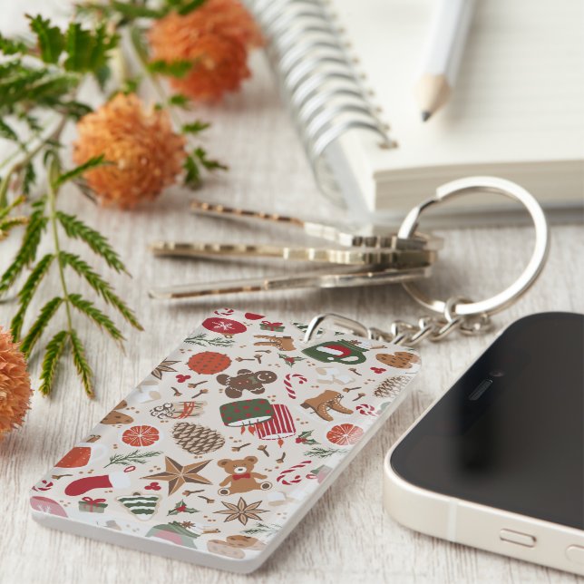 Llavero Navidades y especias acogedores (Frente Derecha)