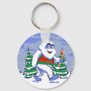 Llavero Navidades yeti en la selva