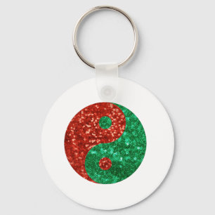 Llavero navidades yin yang