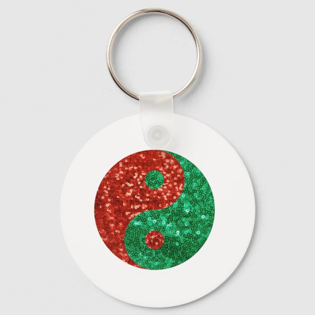 Llavero navidades yin yang (Anverso)