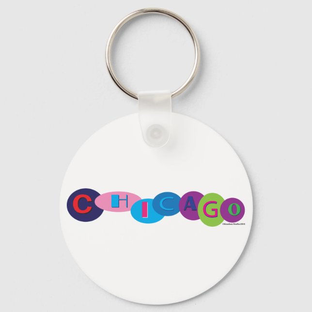 Llavero Navy Pier Chicago (Anverso)