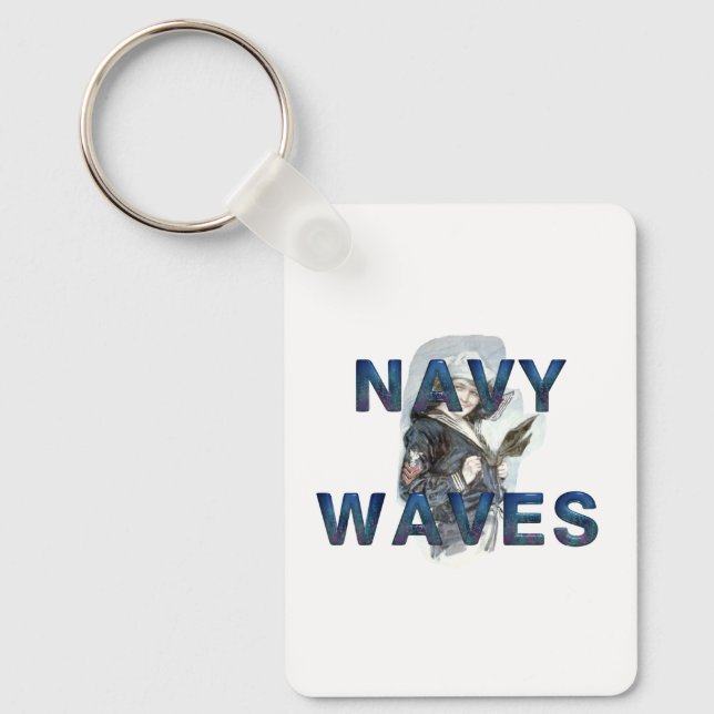 Llavero Navy Waves (Anverso)