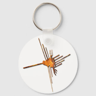 Llavero Nazca Hummingbird rust Keychain