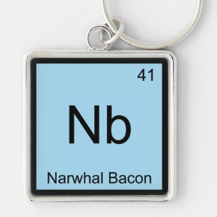 Llavero Nb - Tee Símbolo de elemento de química de bachill