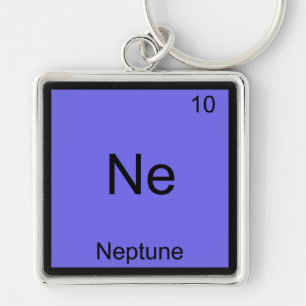 Llavero Ne - Símbolo de elemento de química divertida de N