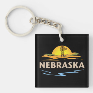 Llavero Nebraska Estados Unidos de América