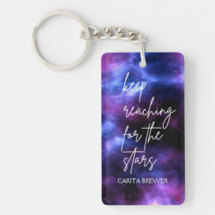Llavero Nebula Galaxia Keychain Inspirador acrílico