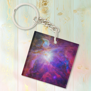 Llavero Nebulosa de Orión con tinte rosa