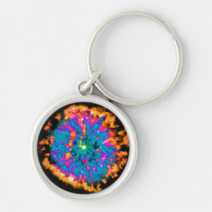 Llavero Nebulosa planetaria NGC 6751 Pop Art Psicodélico