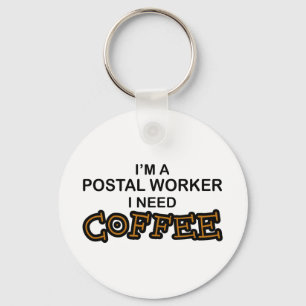 Llavero Necesita café - Trabajador postal