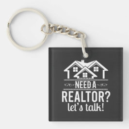 Llavero ¿Necesita un realtor? Hablemos de agente inmobilia