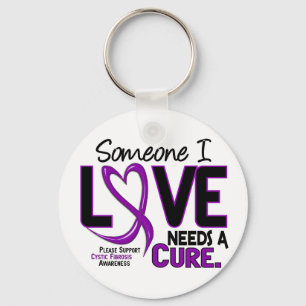 Llavero NECESITA UNA CURA 2 CÍSTICAS FIBROSIS Camisetas Y
