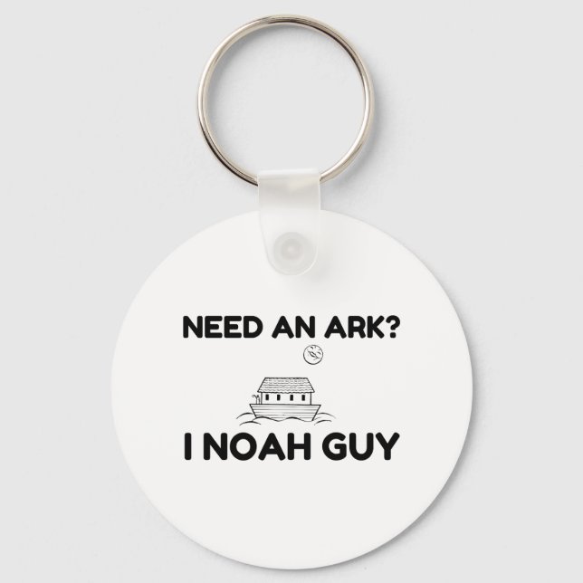 Llavero Necesito Un Arca Que Noah Guy (Anverso)