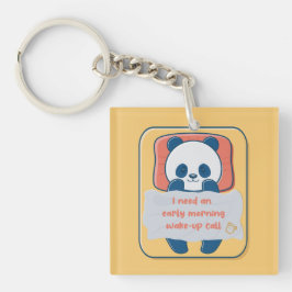 Llavero Necesito una llamada de alerta temprana por la mañ