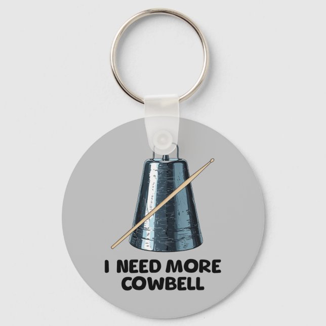 Llavero Need More Cowbell (Anverso)