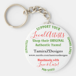 Llavero Negocio de artistas locales