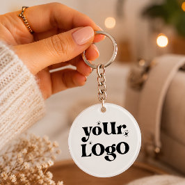 Llavero Negocio de Logotipo Minimalista