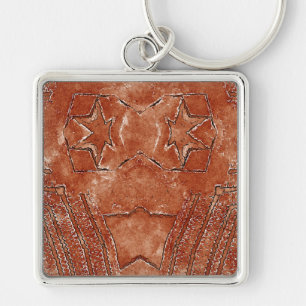 Llavero ~ Negro blanco marrón ~ Keychain